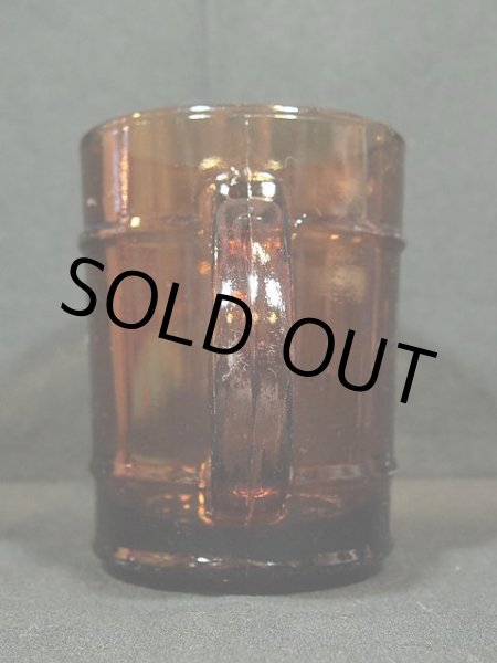 画像2: 60s-70s【FireKing】バレルマグ・アンバー (2)