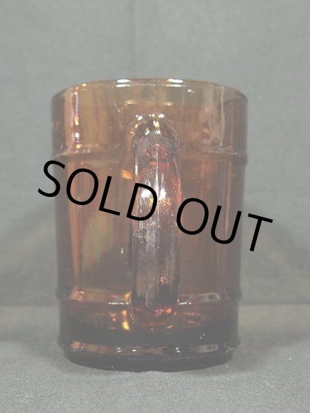 画像2: 60s-70s【FireKing】バレルマグ・アンバー (2)