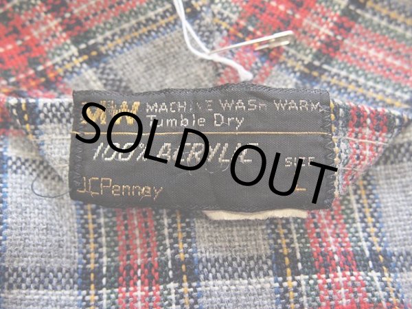 画像5: 1970s【JCPenney】チェックガウン (5)