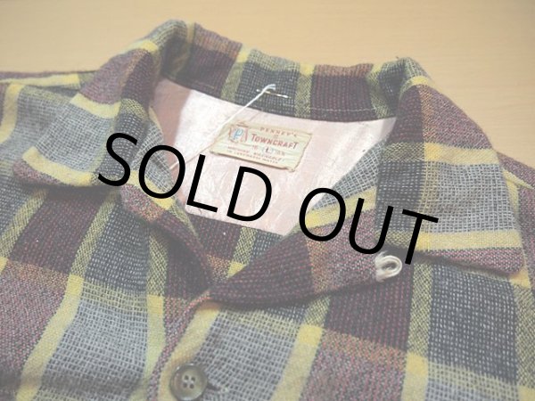 画像4: 1950s【TOWNCRAFT】ウールシャツ (4)