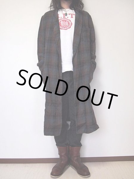 画像4: 1970s【PENDLETON】オンブレーチェックウールガウン  (4)