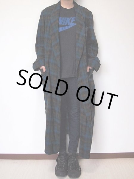 画像2: 1950s【PENDLETON】オンブレーチェックウールガウン  (2)