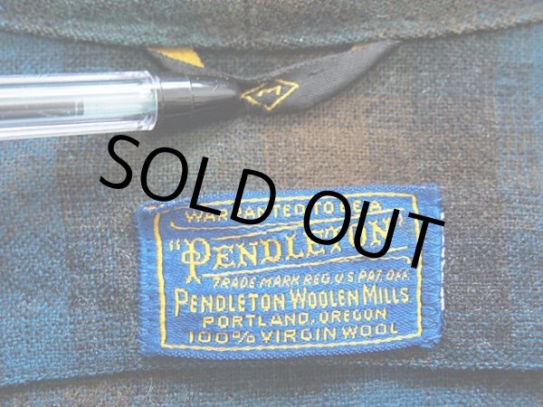 画像5: 1950s【PENDLETON】オンブレーチェックウールガウン  (5)