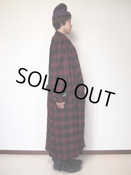 画像2: 1950s【PENDLETON】オンブレーチェックウールガウン  (2)