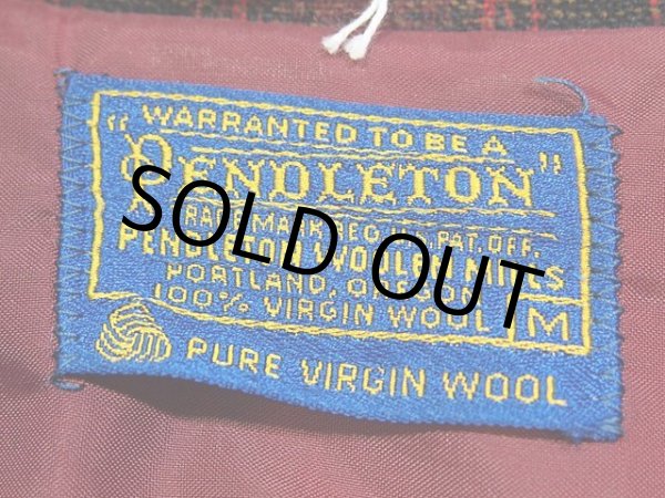 画像3: 1960s【PENDLETON】オンブレーチェックウールジャケット (3)