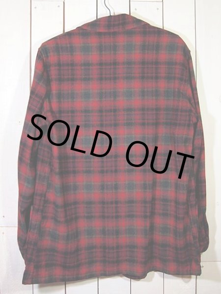 画像2: 1960s【PENDLETON】オンブレーチェックウールジャケット (2)