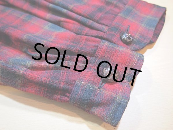 画像5: 1960s【PENDLETON】オンブレーチェックウールジャケット (5)