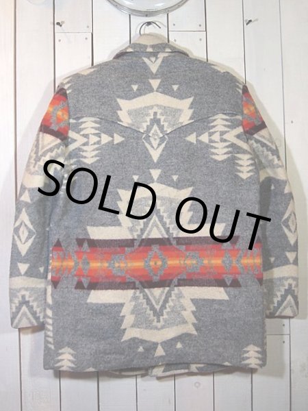 画像2: 1970s【PENDLETON】チーフジョセフ柄ウールブランケットコート (2)