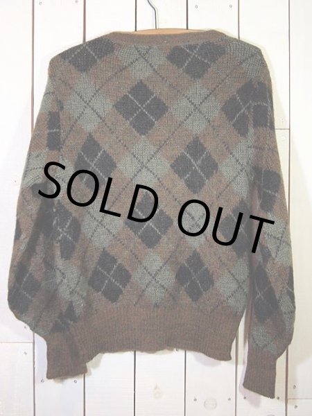 画像2: 1970s【Jantzen】アーガイルモヘアセーター (2)