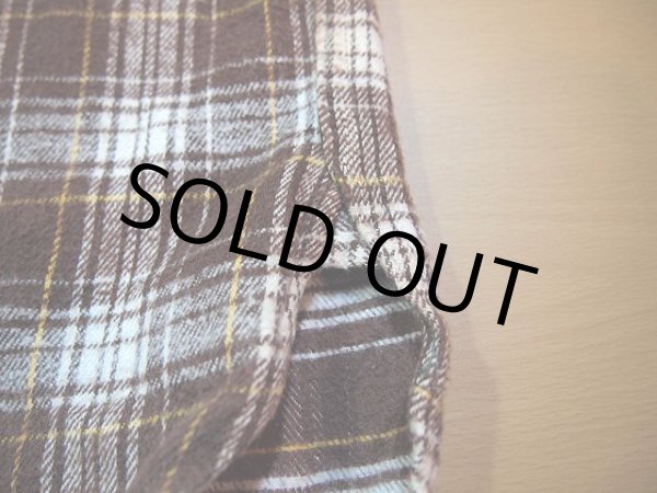 画像5: 1950s【SunValley】マチ付きヘビーネルシャツ (5)