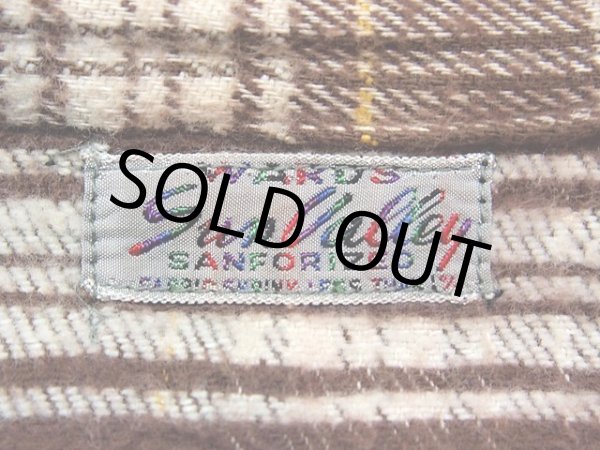 画像3: 1950s【SunValley】マチ付きヘビーネルシャツ (3)