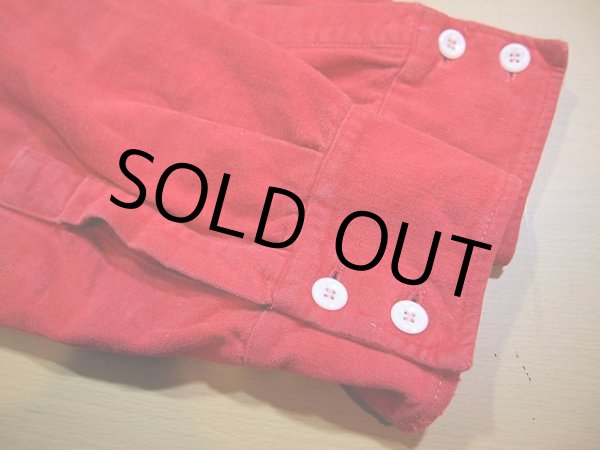 画像5: 1950s無地マチ付きネルシャツ (5)