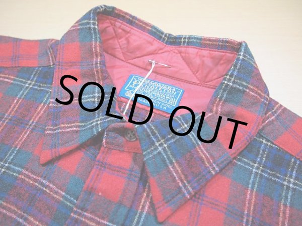 画像5: 1970s【PENDLETON】エルボーパッチ付きウールシャツ (5)