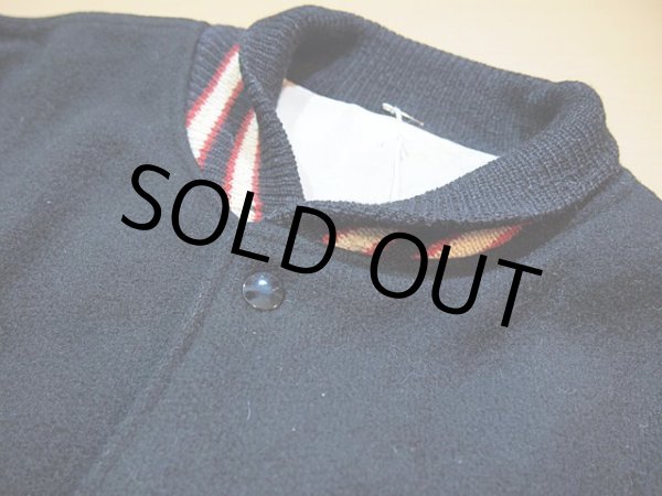 画像4: 1970s〜オールブラック袖レザースタジャン (4)