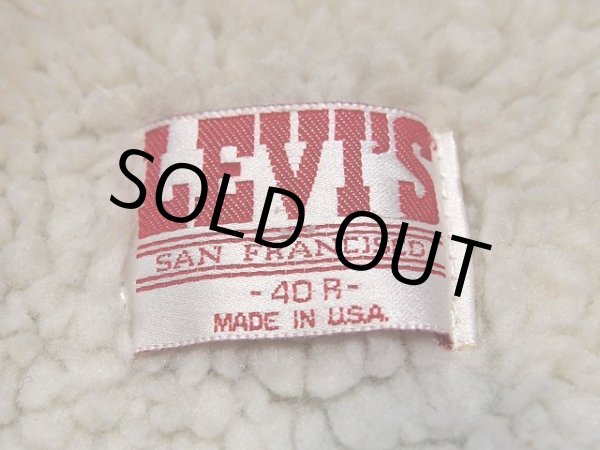 画像3: 1980s【LEVI'S】デニムボアジャケット (3)