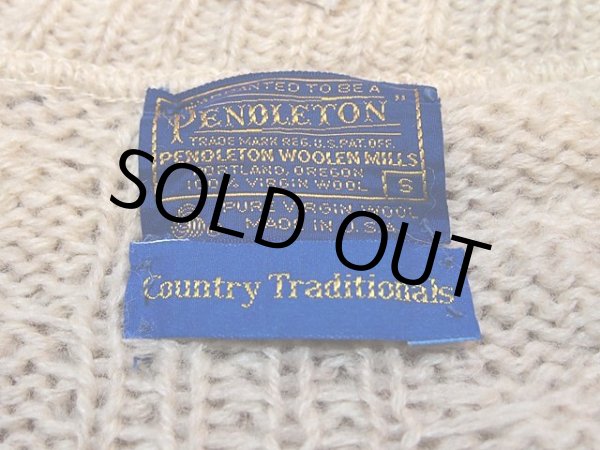 画像3: 1970s【PENDLETON】ショールカラーニットカーディガン (3)