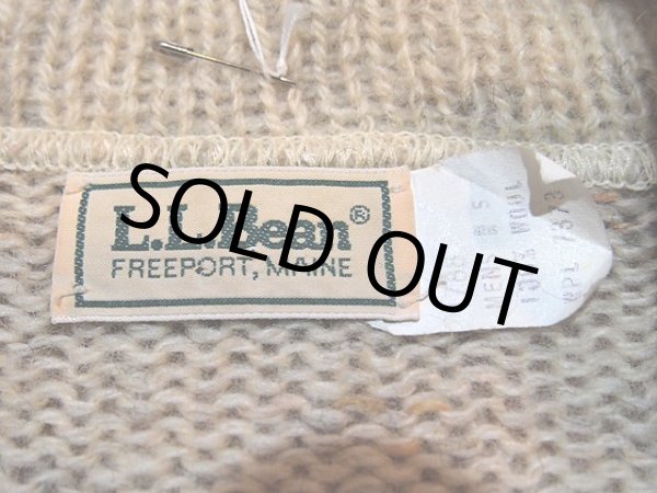 画像3: 1980s【L.L.Bean】ショールカラーニットカーディガン (3)