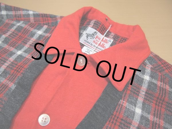 画像4: 1960s【Paddle&Saddle】ウールシャツ (4)