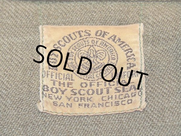 画像3: 1950s【BOY SCOUTS】マチ付きシャツ (3)