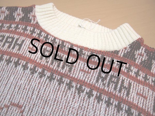 画像4: 1970s【Arrow】スヌーピージャガードセーター (4)