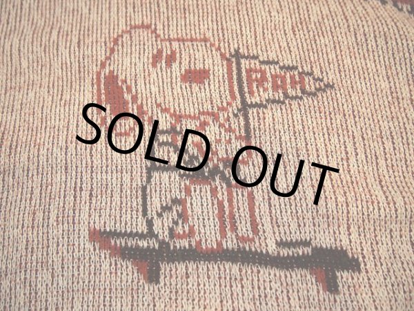 画像5: 1970s【Arrow】スヌーピージャガードセーター (5)