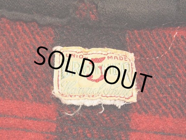 画像3: 1940s【5Brother】マチ付きウールシャツ (3)