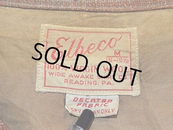 画像3: 1950s【Elbeco】オンブレーチェックウールシャツ (3)