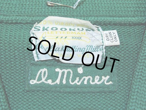 画像3: 1960s【SKOOKUM】レタードカーディガン (3)