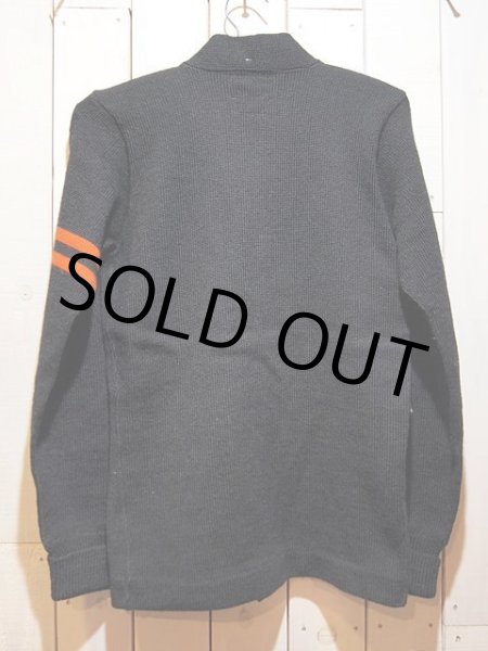 画像2: 1940s【H.L.WHITEING CO.】黒レタードカーディガン (2)