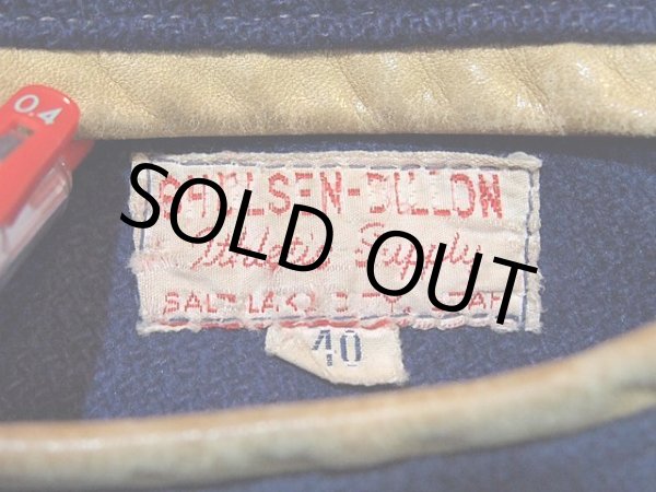 画像3: 1960s袖レザーロングスタジャン (3)