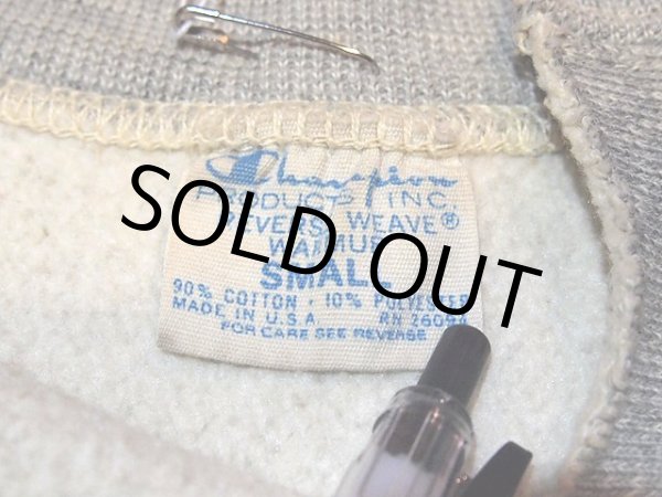 画像3: 1970s【Champion】単色タグ リバースウィーブスウェット　カットオフ (3)