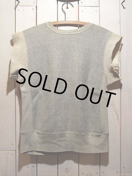 画像2: 1970s【Champion】単色タグ リバースウィーブスウェット　カットオフ (2)