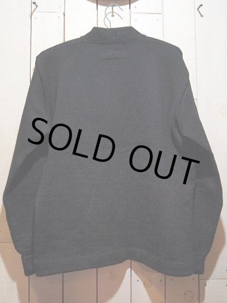 画像2: 1950s【Kandel】黒レタードカーディガン (2)