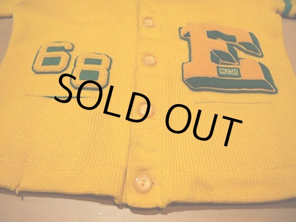 画像5: 1960s【Kandel】レタードカーディガン (5)