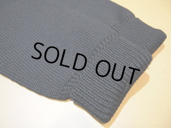 画像5: 1950s【Kandel】黒レタードカーディガン (5)