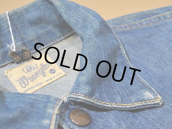 画像3: 1960s【Wrangler】縦ベル11MJZデニムジャケット　Size36 (3)