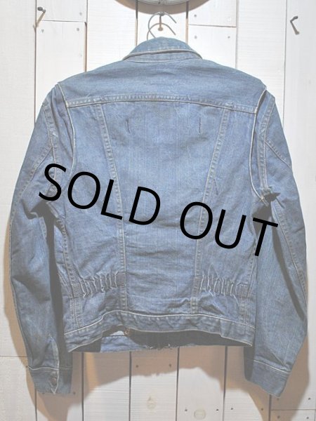 画像2: 1960s【Wrangler】縦ベル11MJZデニムジャケット　Size36 (2)