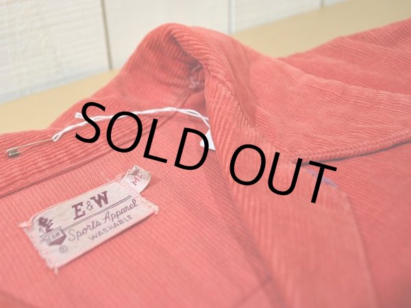 画像3: 1950s【E&W】コーデュロイシャツ (3)