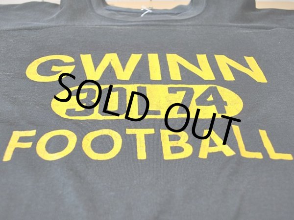 画像5: 1970s【Champion】黒フットボールTシャツ (5)