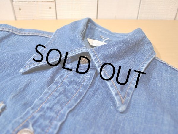 画像4: 1970s【Mr.LEGGS】デニムブッシュジャケット (4)