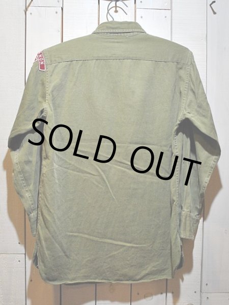 画像2: 1960s【BOY SCOUTS】マチ付きシャツ (2)