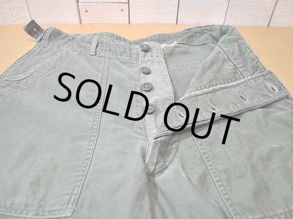 画像4: 1960s【US.ARMY】コットンベイカーパンツ(アジャスター付き) (4)