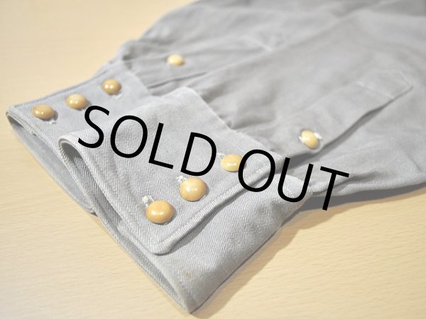 画像6: 1940s【Manhattan】ギャバジンシャツ (6)