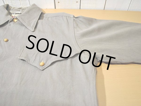 画像5: 1940s【Manhattan】ギャバジンシャツ (5)