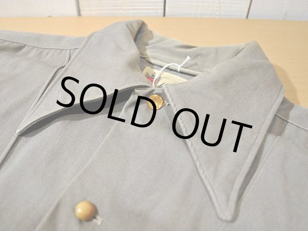 画像4: 1940s【Manhattan】ギャバジンシャツ (4)