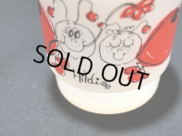 画像7: 60s-70s【FireKing】スタッキングマグ ヒルディ ラブバグス (7)