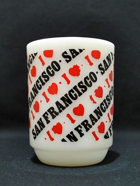 画像4: 70s‐80s【FireKing】９オンスマグ I LOVE SAN FRANCISCO (4)