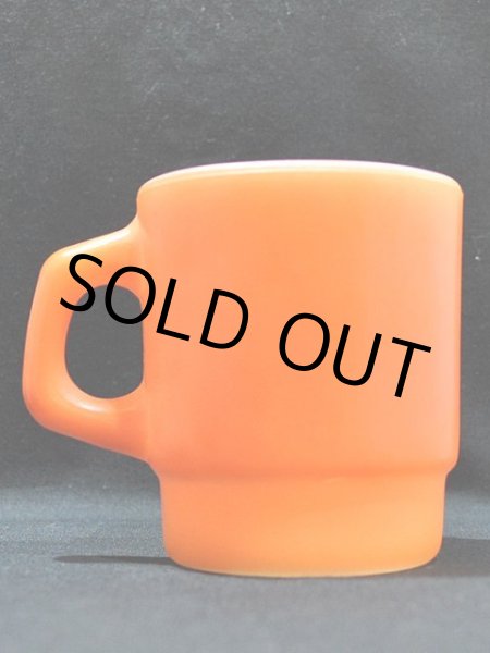 画像3: 70s-80s【FireKing】スタッキングマグ・オレンジ  (3)