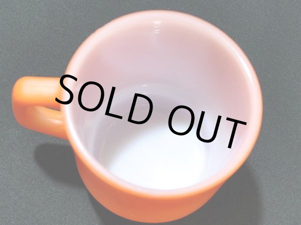 画像6: 70s-80s【FireKing】スタッキングマグ・オレンジ (6)