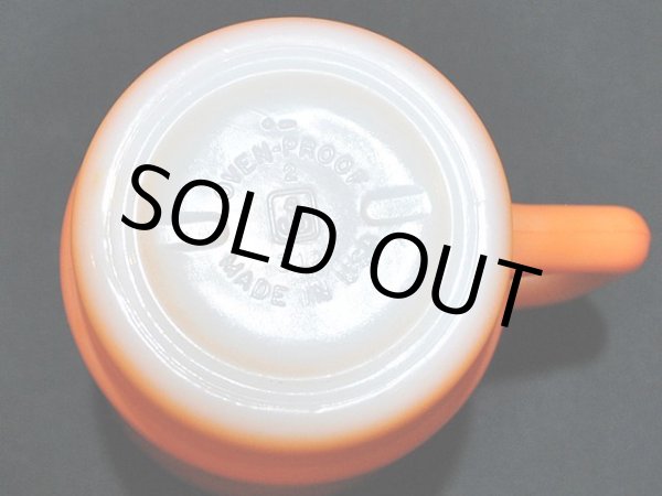 画像5: 70s-80s【FireKing】スタッキングマグ・オレンジ  (5)